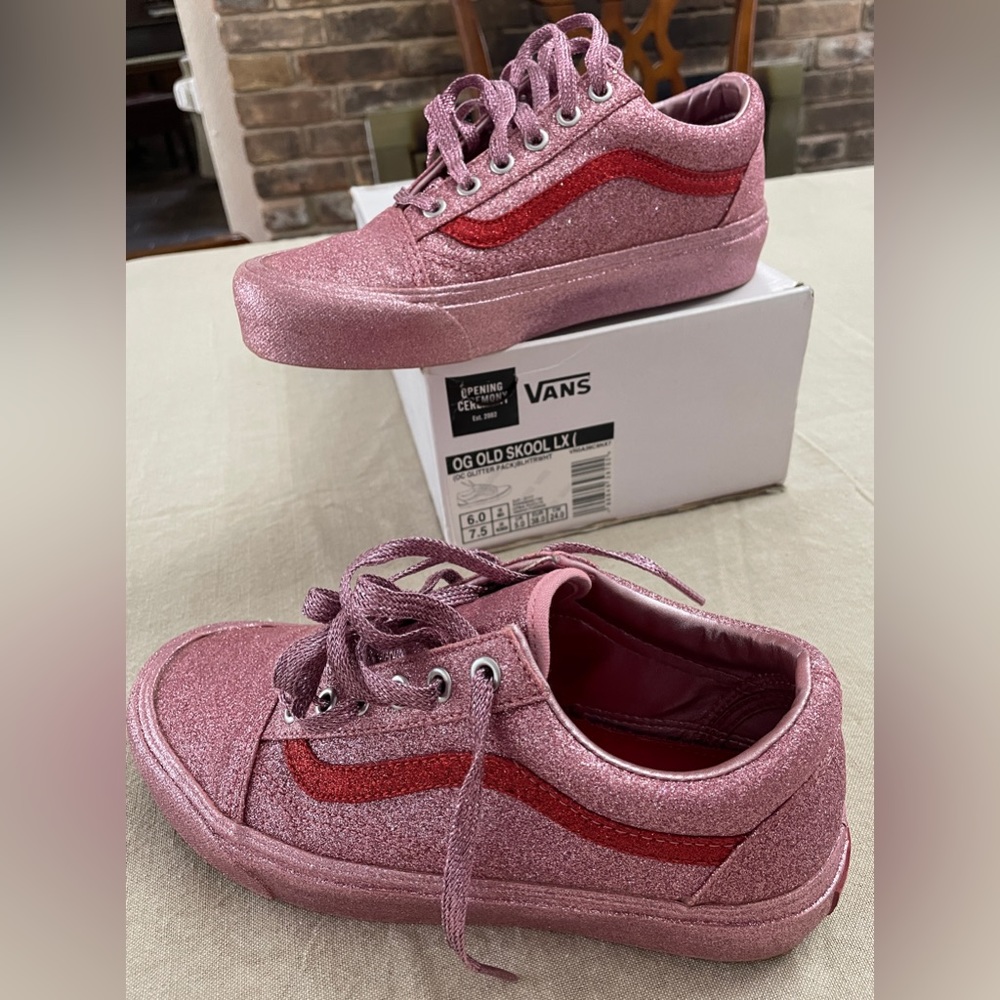 Opening Ceremony X Vans Pink Glitter Old Skool